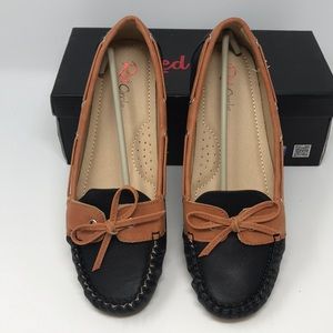 Red Circle Loafers